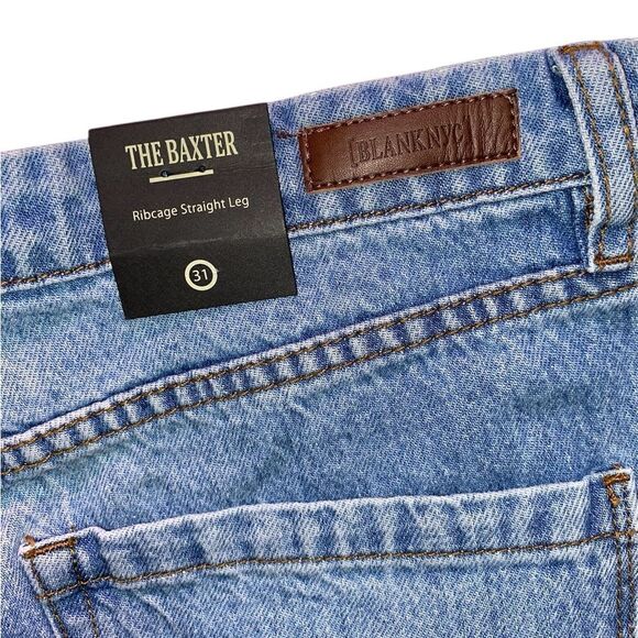 NWT Blank NYC Baxter Ribcage Straight Leg Jeans Size 31 - Picture 4 of 5